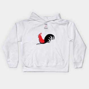 Classic Chicken Rise and Shine Kids Hoodie